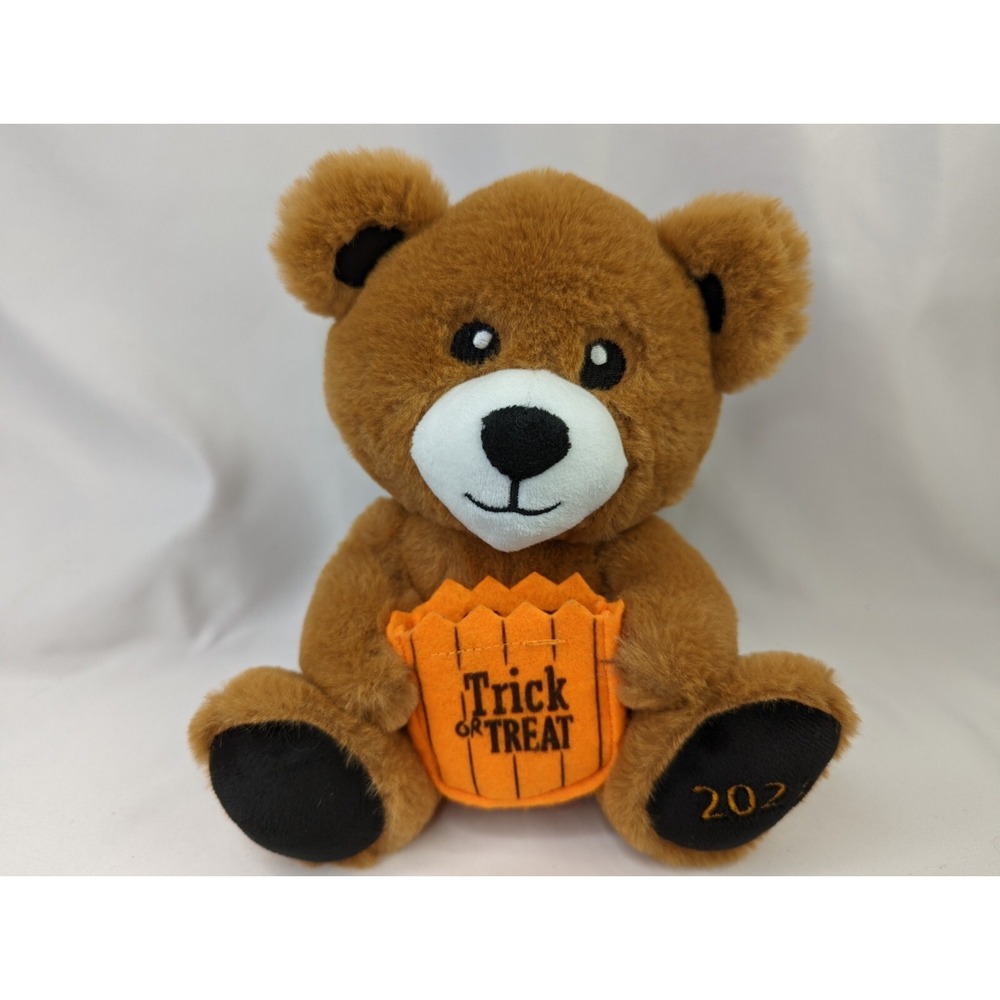 American Greetings Brown Bear Plush 7 Inch Trick Treat Bag 2021 Stuffed Animal